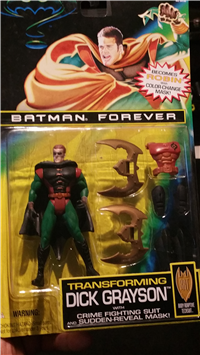 TRANSFORMING DICK GRAYSON   (Batman Forever, Kenner, 1995 - 1996) 