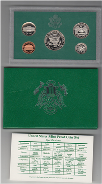 1995 US Mint Proof Set  (5 coins)