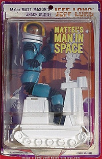 JEFF LONG WITH CAT TRAC   (Major Matt Mason Mattel's Man In Space, Mattel, 1966 - 1971) 