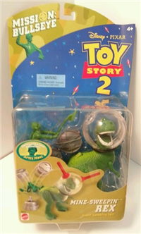 MINE-SWEEPIN' REX   (Toy Story 2 Mission Bullseye Figures, Mattel, 2000 - 2000) 