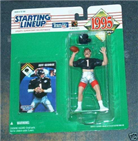 JEFF GEORGE  Action Figure   (Starting Lineup Football, Kenner, 1995) 