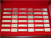 The American Weapons Hall of Fame Ingots Collection  (Lincoln Mint, 1973)