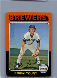 1975 Topps Baseball Card  #223 Robin Yount