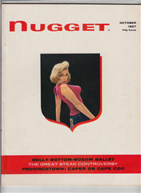 NUGGET  Vol. 2 #9    (Nugget, Inc., October, 1957) Joy Harmon, New Girl in Town