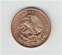 MEXICO 1960 20 Centavos Bronze Coin KM 440