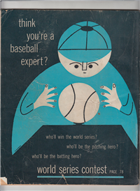 WHO'S WHO IN THE BIG LEAGUES  Vol. 1 #2    (Dell Publishing Co. Inc., 1955) Yogi Berra