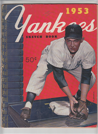 NEW YORK YANKEES BASEBALL YEARBOOK     (Big League Books, 1953) 
