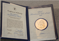 Franklin Mint Official Bicentennial Visit Medal Honoring William R. Tolbert Jr., President of Liberia