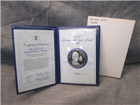 Official Bicentennial Visit Medal Honoring H. M. Juan Carlosi, King of Spain (Franklin Mint, 1976)