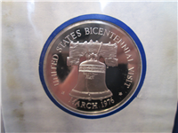 Official Bicentennial Visit Medal Honoring Liam Cosgrove, Prime Minister of Ireland (Franklin Mint, 1976)