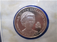 Official Bicentennial Visit Medal Honoring H. M. Queen Elizabeth II, Queen of Great Britain and Northern Ireland (Franklin Mint, 1976)