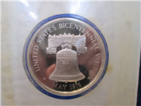 Official Bicentennial Visit Medal Honoring H. M. Queen Margrethe II, Queen of Denmark (Franklin Mint, 1976)