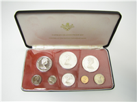 CAYMAN ISLANDS 1972  8 Coin Proof Set  KM PS2