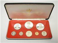 CAYMAN ISLANDS 1976  8 Coin Proof Set  KM PS8