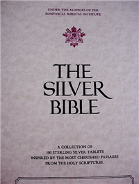 Franklin Mint  The Silver Bible Biblical Tablets Ingots
