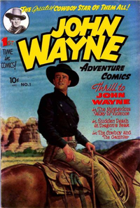 JOHN WAYNE ADVENTURE COMICS  #1     (Toby, 1949)