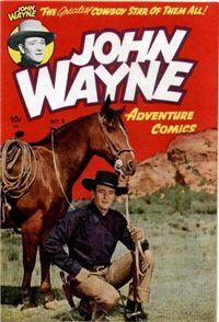 JOHN WAYNE ADVENTURE COMICS  #2     (Toby, 1949)