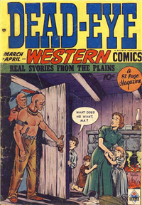 DEAD EYE WESTERN COMICS  #V3#1     (Hillman, 1953)