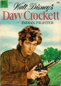 DAVY CROCKETT INDIAN FIGHTER  #631     (Dell Four Color, 1955)