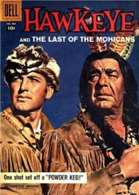 HAWKEYE AND THE LAST OF THE MOHICANS  #884     (Dell Four Color, 1958)
