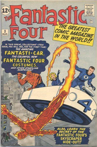FANTASTIC FOUR  #3     (Marvel, 1962)