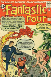 FANTASTIC FOUR  #6     (Marvel, 1962)