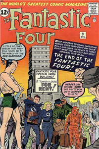 FANTASTIC FOUR  #9     (Marvel, 1962)