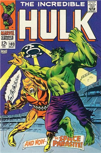 THE INCREDIBLE HULK  #103     (Marvel, 1968)