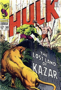 THE INCREDIBLE HULK  #109     (Marvel, 1968)