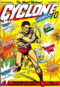 CYCLONE COMICS  #4     (Bilbara, 1940)