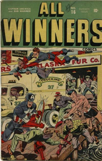 ALL WINNERS COMICS  #16     (Timely)