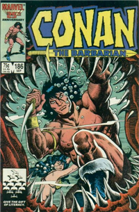 CONAN THE BARBARIAN  #186     (Marvel)