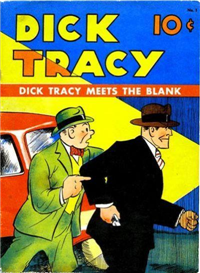 DICK TRACY MEETS THE BLANK     (Dell Large Feature Comics Series II)