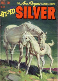 THE LONE RANGER'S FAMOUS HORSE HI-YO SILVER  #369     (Dell Four Color, 1952)