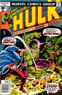 THE INCREDIBLE HULK  #210     (Marvel)