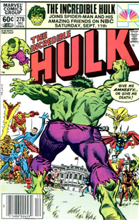 THE INCREDIBLE HULK  #278     (Marvel)