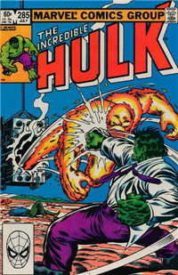 THE INCREDIBLE HULK  #285     (Marvel)