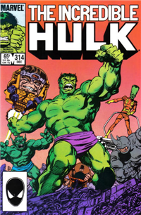 THE INCREDIBLE HULK  #314     (Marvel)
