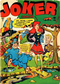 JOKER COMICS  #7     (Timely)