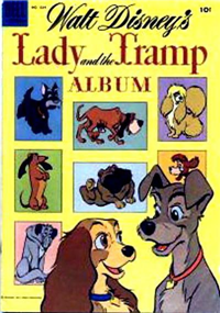 LADY AND THE TRAMP  #634     (Dell Four Color, 1955)