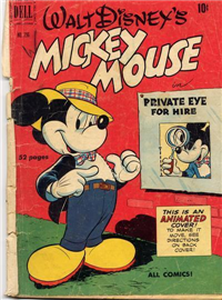 MICKEY MOUSE  #296     (Dell Four Color, 1950)