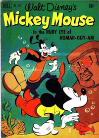MICKEY MOUSE  #343     (Dell Four Color, 1951)