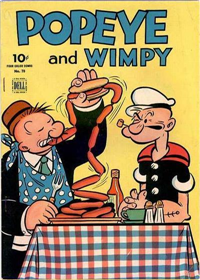 POPEYE  #70     (Dell Four Color, 1945)