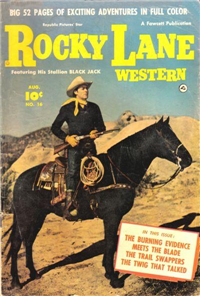 ROCKY LANE WESTERN  #16     (Fawcett)