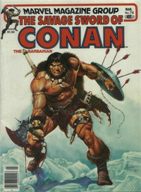 THE SAVAGE SWORD OF CONAN  #74     (Marvel)