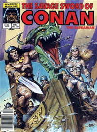THE SAVAGE SWORD OF CONAN  #107     (Marvel)