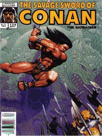 THE SAVAGE SWORD OF CONAN  #124     (Marvel)