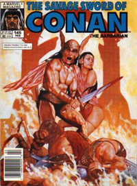 THE SAVAGE SWORD OF CONAN  #145     (Marvel)