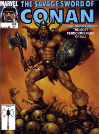 THE SAVAGE SWORD OF CONAN  #189     (Marvel)