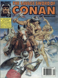 THE SAVAGE SWORD OF CONAN  #194     (Marvel)